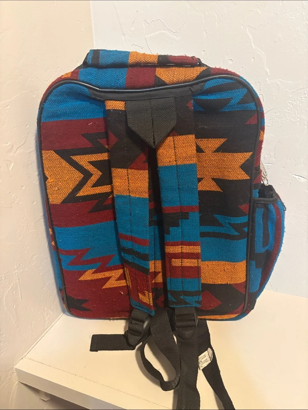 Princess Kids Backpack by - Teal & Burgundy Aztec